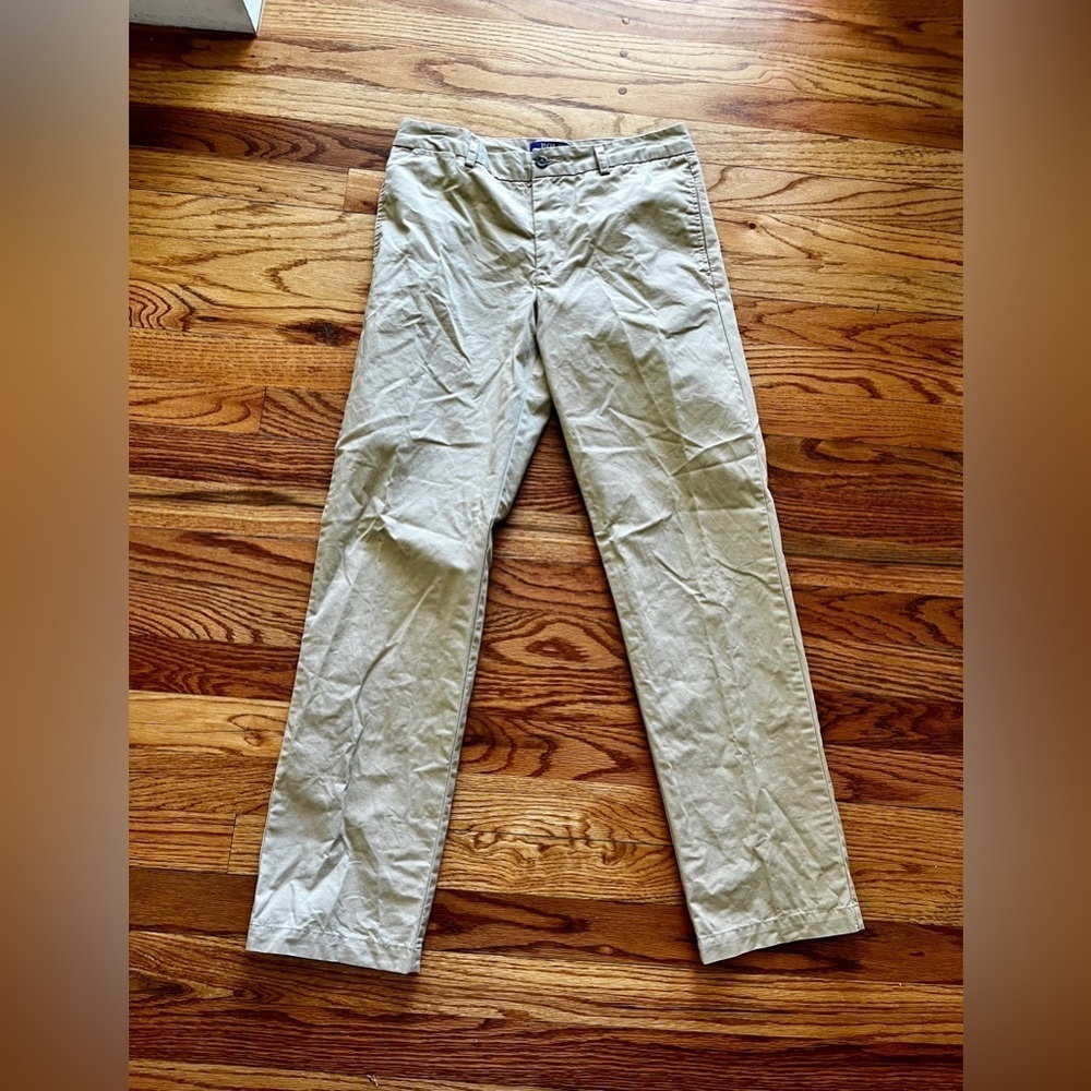 POLO RALPH LAUREN - Boys Size 16. Flat front khakis